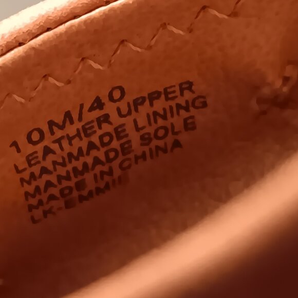 Lucky Brand women's 'Emmie' 'Cognac' leather ballet flats shoes sz 10 M - Picture 13 of 13